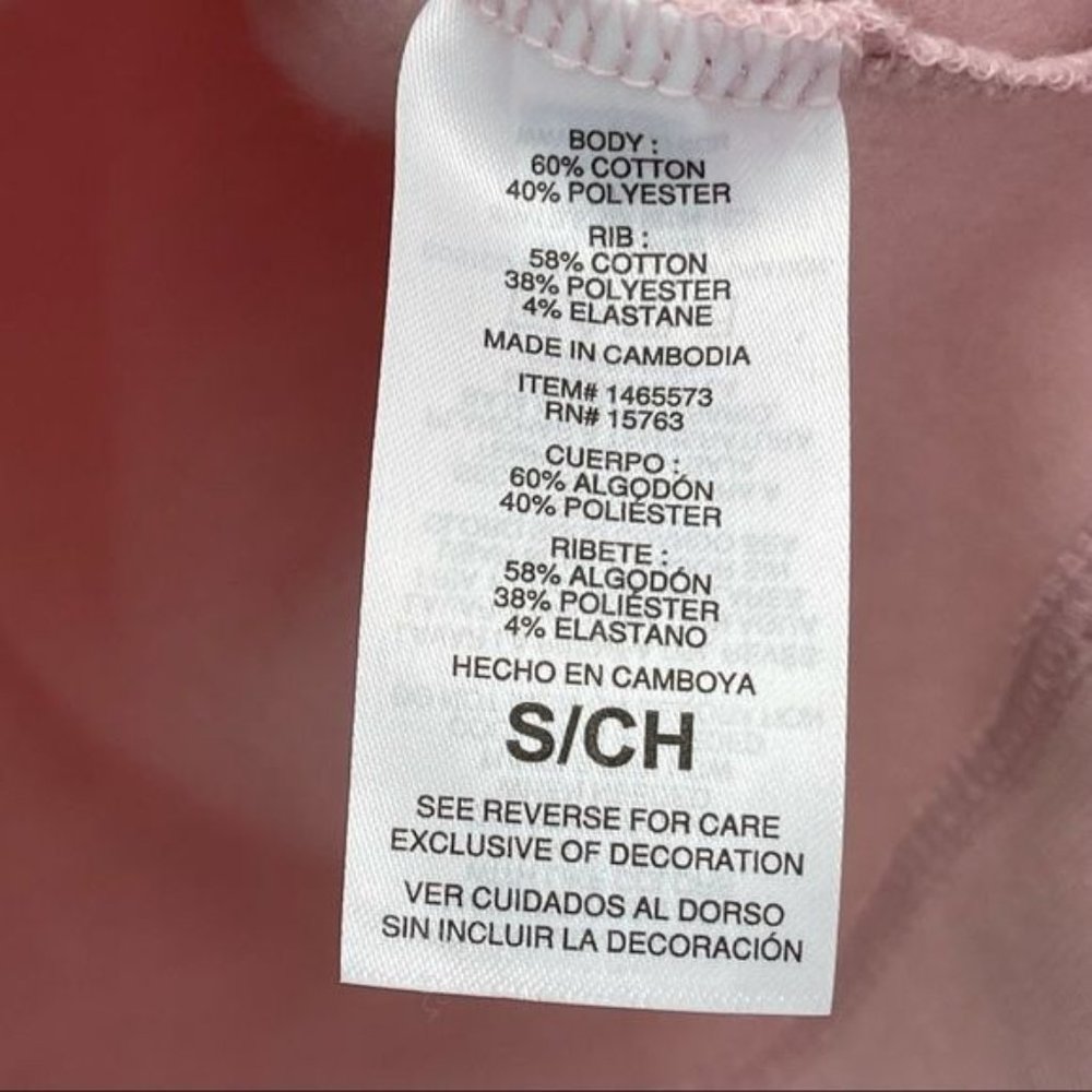 *50% OFF! New Champion hoodie embroidered logo pink sweatshirt sweater pullover - Picture 6 of 7